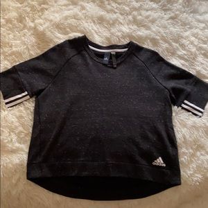 Adidas short sleeve sweatshirt